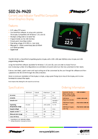 Thumbnail of document Data Sheet - SGD 24-M420 Programmable Panel Meter